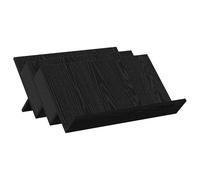 Makastle Porte-Revue Support Autonome Moderne, Bois d'Ingénierie, Chêne Noir, 65 x 53 x 28.5 cm