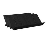 Makastle Porte-Revue Support Autonome Moderne, Bois d'Ingénierie, Chêne Noir, 90 x 53 x 28.5 cm