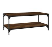 Makastle Table Basse Chêne Marron 80x50x40 cm Bois d'ingénierie