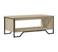 Makastle Table Basse chêne Sonoma 100x51x40 cm Bois d'ingénierie