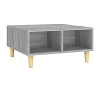 Makastle Table Basse Sonoma Gris 60x60x30 cm Bois d'ingénierie