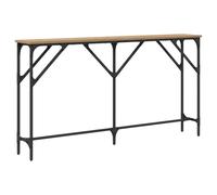 Makastle Table Console chêne Artisanal 140 x 23 x 75 cm