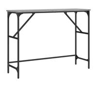 Makastle Table Console Fine, Meuble D'entrée, Petite Table de Présentation, Bout de Canapé pour Couloir, Entrée, Salon, Sonoma Gris 100x32x75 cm Bois D'ingénierie
