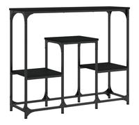 Makastle Table Console Noir 89,5x28x76 cm Bois d'ingénierie