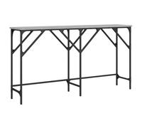 Makastle Table Console Sonoma Gris 140x29x75 cm Bois d'ingénierie