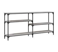 Makastle Table Console Sonoma Gris 160x29x75 cm Bois d'ingénierie