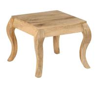 Makastle Table d'appoint 45x45x40 cm Bois de manguier Massif