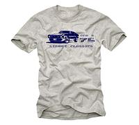 Makaya avec Voiture T-Shirt Homme Grise 1975 Street Classics