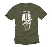 Makaya Cadeau Rigolo Homme - Tshirt Moto Accessoires PX 125 Vert XL