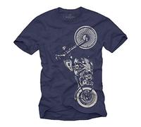 Makaya Moto T-Shirt Vintage Homme