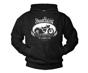 Makaya Pull A Capuche Homme Moto DKW RT Oldtimer Sweat Idee Cadeau Motard Noir L