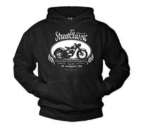 Makaya Pull A Capuche Homme Moto DKW RT Oldtimer Sweat Idee Cadeau Motard Noir XXXL