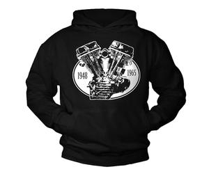 Makaya Pull Homme Marque Sweat A Capuche Cadeau Moto Motard Chris Davidsons Moeur Noir XXL