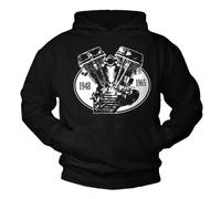 Makaya Pull Homme Marque Sweat A Capuche Cadeau Moto Motard Chris Davidsons Moeur Noir M