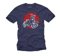 Makaya Retro Tshirt - Tuning Moto - Vintage Scooter Tee Shirt Homme