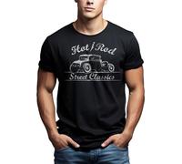 Makaya Rockabilly T-Shirt Homme Hot Rod Noir XXL
