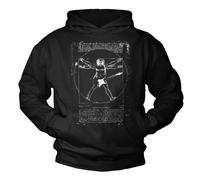 Makaya Sweat A Capuche Homme - Pull Da Vinci Rock Shirt Idee Cadeau Musique M