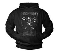 Makaya Sweat A Capuche Homme - Pull Da Vinci Rock Shirt Idee Cadeau Musique XL