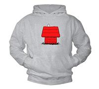 Makaya Sweat Shirt Humour Original Drole Snoop Chien Pull à Capuche Idee Cadeau Homme/Femme/Garcon/Fille Gris XXL