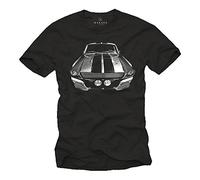 Makaya T-Shirt avec des Dessins de Voiture Eleanor Noir XXL