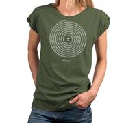Makaya T-Shirt Femme avec Chiffre Infini Pi 3,14