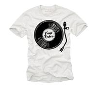 Makaya T-Shirt Homme DJ Hip Hop - Musique Cadeau Original Blanc XXXXXL