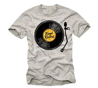 Makaya T-Shirt Homme DJ Hip Hop - Musique Cadeau Original Gris XXXXXL