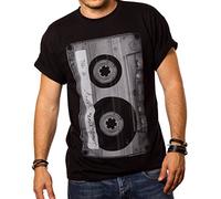 Makaya T-Shirt Homme Vintage Musique Dessin - Rock Hip Hop Annees 80 90 Noir L