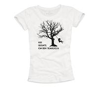 Makaya T-Shirt Humour avec Slogan Je Bascule Top Femme M