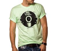 Makaya T-Shirt Musique Homme Disque Vinyle LP la Chaux Taille S