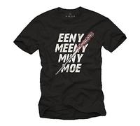 Makaya T-Shirt Negan Homme Noir - Lucille Walking Dead XL