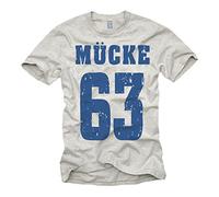 Makaya T-Shirts Homme MÜCKE 63 Gris XXXXXL