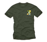 Makaya Tee Shirt Homme Humour Alcool Drole Gin Tonic Humoristique Aperol Spritz Coktail T-Shirt Idee Cadeau Alcoolique Rigolo Vert XXXXXL