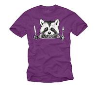 Makaya Tee Shirt Homme Humour - Animaux Raton Laveur