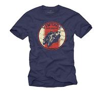 Makaya Vetement Moto Homme - Cadeau Original Cafe Racer T-Shirt