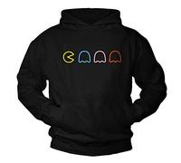 Makaya Vintage Gamer Sweat à Capuche Homme - Retro Gaming Sweatshirt Man Garcon Enfant Fille Femme Cadeau Noir XL