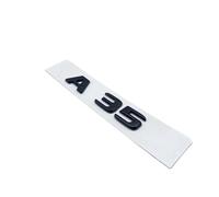 MAKAZHZZRM Badge latéral de Coffre arrière de Voiture Noir ABS 3D, Logo étoile A35 A45 A45S Turbo 4MATIC, emblème adapté for Mercedes AMG W177 W176, Accessoires(A35)