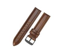 MAKAZHZZRM Bracelet de montre classique en cuir de vache, style ancien, compatible avec les bracelets de montre Fit For DW à boucle en acier inoxydable massif, interface droite(Coffee-Black-K4,22mm)