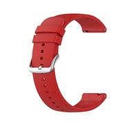 MAKAZHZZRM Bracelet de montre connectée Fit For Haylou Solar Plus RT3 LS16, 20 mm, 22 mm, en silicone, compatible avec Fit For Haylou GST/RT2/RS3 LS04/LS05S/RS4 Plus/LS02(Red,22mm)