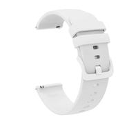 MAKAZHZZRM Bracelet de montre connectée Fit For Realme Watch 3, 20 mm/22 mm, sport, en silicone, compatible Fit For Realme Watch 2/S Pro/S2, accessoires for hommes(White,20mm)