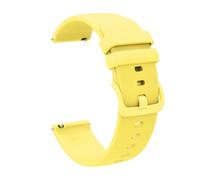 MAKAZHZZRM Bracelet de montre connectée Fit For Realme Watch 3, 20 mm/22 mm, sport, en silicone, compatible Fit For Realme Watch 2/S Pro/S2, accessoires for hommes(Yellow,20mm)
