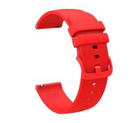 MAKAZHZZRM Bracelet de montre connectée Fit For Realme Watch 3, 20 mm/22 mm, sport, en silicone, compatible Fit For Realme Watch 2/S Pro/S2, accessoires for hommes(Red,22mm)