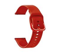 MAKAZHZZRM Bracelet de montre connectée Fit For Zeblaze GTR 3 Pro, 20 mm, 22 mm, en silicone, compatible Fit For Zeblaze Stratos 3 2/Ares 3 Pro/Btalk 2/3 Pro/3 Plus/GTS 3 2(Red,20mm)