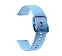 MAKAZHZZRM Bracelet de montre connectée Fit For Zeblaze GTR 3 Pro, 20 mm, 22 mm, en silicone, compatible Fit For Zeblaze Stratos 3 2/Ares 3 Pro/Btalk 2/3 Pro/3 Plus/GTS 3 2(Light blue,20mm)