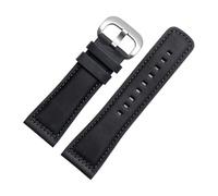 MAKAZHZZRM Bracelet de montre en cuir véritable Fit For Friday ''/01 en daim et cuir de vache marron M2m1/01 for homme 28 mm(Dark gray-ST-K24)
