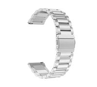 MAKAZHZZRM Bracelet en métal for montre connectée Fit For Amazfit Bip U, accessoire rapide en acier inoxydable(Silver)