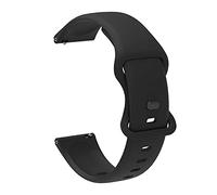 MAKAZHZZRM Bracelet en silicone 20 mm 22 mm compatible Fit For les bracelets sport Fit For Polar Pacer/Ignite 2 3/Unite et Fit For Polar VANTAGE M2 M/Grit X Pro Tian(Black,22mm)