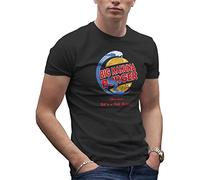 Makdi big Kahuna Burger Inspired Pulp Fiction T-Shirt Noir pour Homme Size 3XL