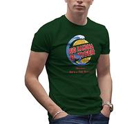 Makdi big Kahuna Burger Inspired Pulp Fiction T-Shirt Vert Militaire pour Homme Size S