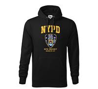 Makdi Brooklyn 99 New York Police Nine Nine Sweat A Capucha Noir Unisex Size 3XL